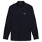 Fred Perry Plain Navy Blue Long Sleeve Oxford Shirt XS