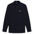 Fred Perry Plain Navy Blue Long Sleeve Oxford Shirt XS