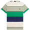 FRED PERRY M5608 M37 SEAGRASS BOLD STRIPE T-SHIRT M