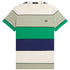 FRED PERRY M5608 M37 SEAGRASS BOLD STRIPE T-SHIRT M