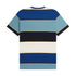 FRED PERRY M5608 N11 ASH BLUE BOLD STRIPE T-SHIRT M