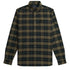 Fred Perry Long Sleeve Night Green Tartan Shirt XS