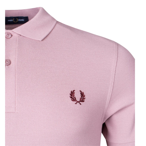 Fred Perry M6000 S51 Dusty Rose Pink Polo Shirt Mens XS