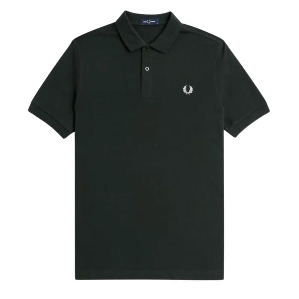 FRED PERRY M6000 T61 NIGHT GREEN PLAIN POLO SHIRT M