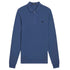 FRED PERRY M6006 963 MIDNIGHT BLUE LS PLAIN POLO SHIRT S