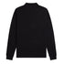 Fred Perry M6006 S76 Black Long Sleeved Polo Shirt Mens XXL