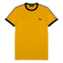 Fred Perry Taped Ringer Shoulder Gold Yellow T-Shirt M