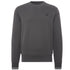 Fred Perry Twin Tipped Sleeve Crew Neck Gunmetal Grey Sweatshirt XS
