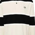 Fred Perry M7713 691 Oatmeal/Black/Cream Polo Shirt Mens XS