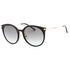 Marc Jacobs Dark Grey SF Lens Round Black Sunglasses One Size