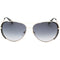 Marc Jacobs Dark Grey F Lensed Gold Sunglass MARC686 0RHL 90
