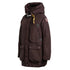 Parajumpers MAUD PWJKMA34 357 OBSIDION Dark Brown Long Down Jacket Womens S