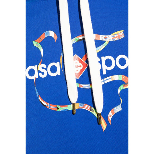 Casablanca Mf23 Jtp 093 06 Blue Hoodie Mens