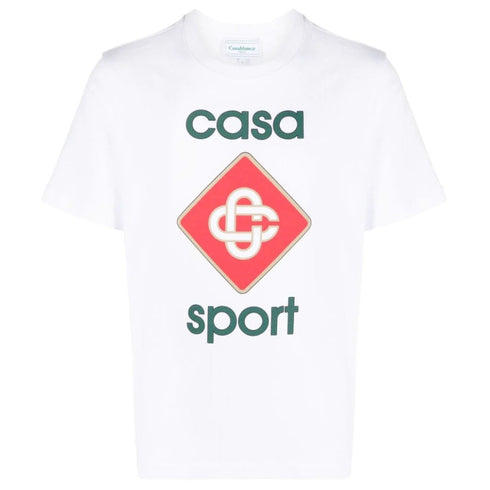 Casablanca Casa Sport Design White T-Shirt XS