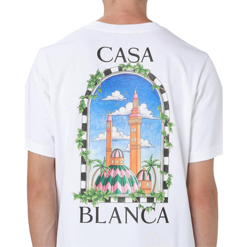 Casablanca Vue De Damas White T-shirt XL