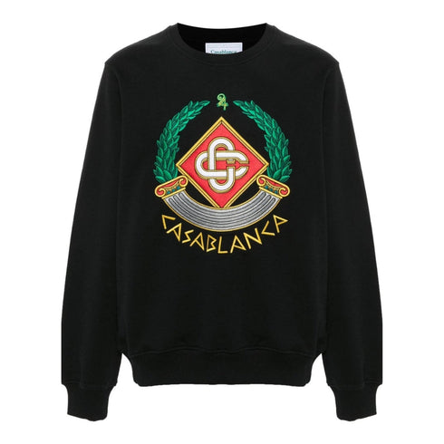 Casablanca Mf24 Jtp 001 03 Black Jumper Mens