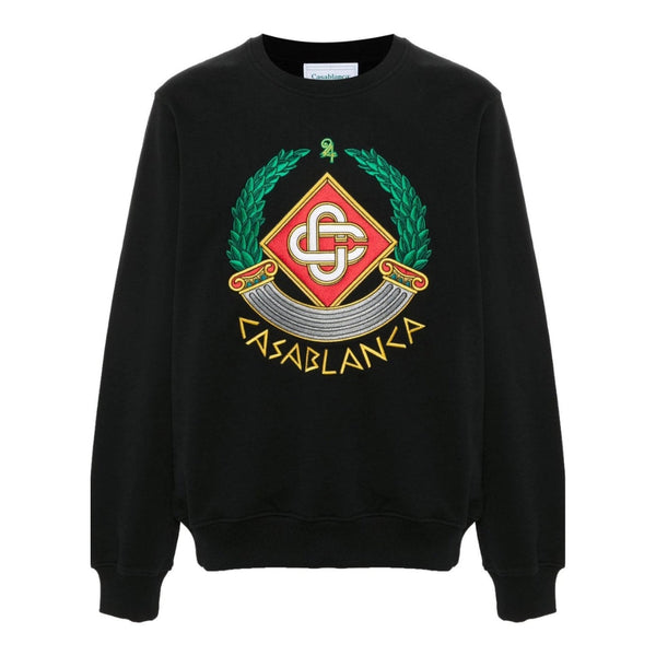 Casablanca Mf24 Jtp 001 03 Black Jumper Mens