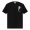 CASABLANCA LEANING COLUMN BLACK T-SHIRT S