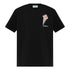 CASABLANCA LEANING COLUMN BLACK T-SHIRT S
