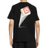 CASABLANCA LEANING COLUMN BLACK T-SHIRT S