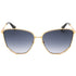 Marc Jacobs Dark Grey Sf Lens Yellow Gold Sunglasses One Size