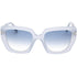 Marc Jacobs Dark Blue SF Lens Azure Ruthenium Blue Sunglasses One Size