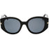 Marc Jacobs Grey Rounded Lens Black Sunglasses One Size