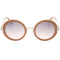 Marc Jacobs Nude Frame Silver Sunglasses One Size