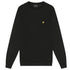 Lyle & Scott Interlock Jet Black Pull-over Sweatshirt S