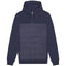 Lyle & Scott Hybrid Panelled Interlock Navy Night Hoodie M