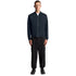 Lyle & Scott Navy Blue Half Raglan Jersey Bomber S