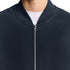 Lyle & Scott Navy Blue Half Raglan Jersey Bomber S