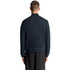 Lyle & Scott Navy Blue Half Raglan Jersey Bomber S