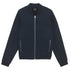 Lyle & Scott Navy Blue Half Raglan Jersey Bomber S