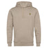 Lyle & Scott Branded Khaki Smoke Beige Pull-over Hoodie S