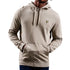 Lyle & Scott Branded Khaki Smoke Beige Pull-over Hoodie S