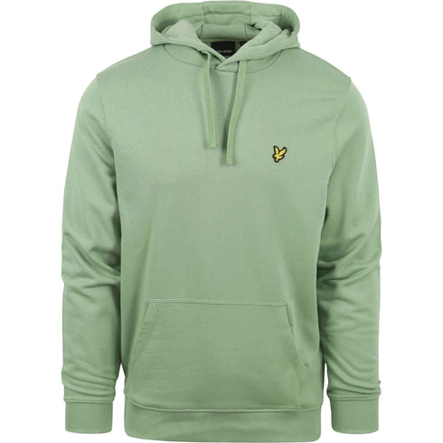 Lyle & Scott Branded Glencoe Green Pull-over Hoodie S