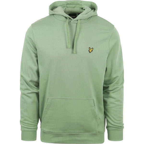 Lyle & Scott Branded Glencoe Green Pull-over Hoodie S