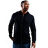 Lyle & Scott Tonal Eagle Jet Black Zip Through Hoodie XS