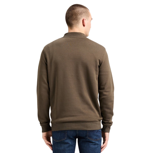 Lyle & Scott Tonal Eagle Form Green Crewneck Jumper S