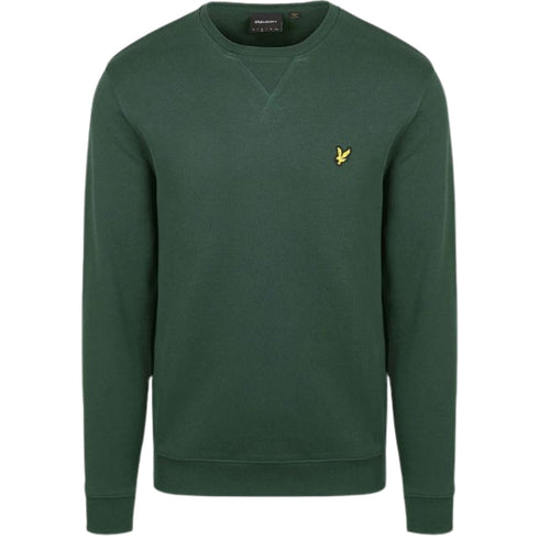 Lyle & Scott Branded Argyle Teal Green Pull-over Sweatshirt M