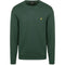 Lyle & Scott Branded Argyle Teal Green Pull-over Sweatshirt M