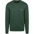 Lyle & Scott Branded Argyle Teal Green Pull-over Sweatshirt M