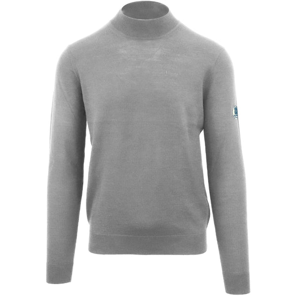 Aquascutum Mock Neck Grey Jumper