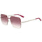 Moschino Love Pink DS Lens Red Sunglasses One Size