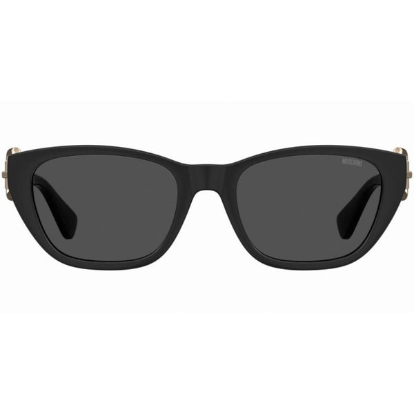 Moschino Buckle Arms Black Sunglasses MOS130 807 IR