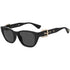 Moschino Buckle Arms Black Sunglasses MOS130 807 IR