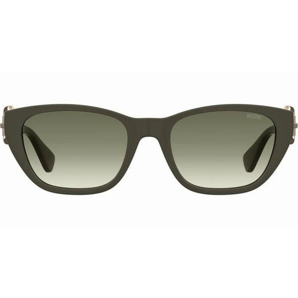 Moschino Buckle Arms Matte Dark Green Sunglasses MOS130 TBO 9K