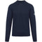 Aquascutum Plain Round Neck Navy Blue Jumper S