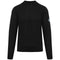 Aquascutum Plain Round Neck Black Jumper S